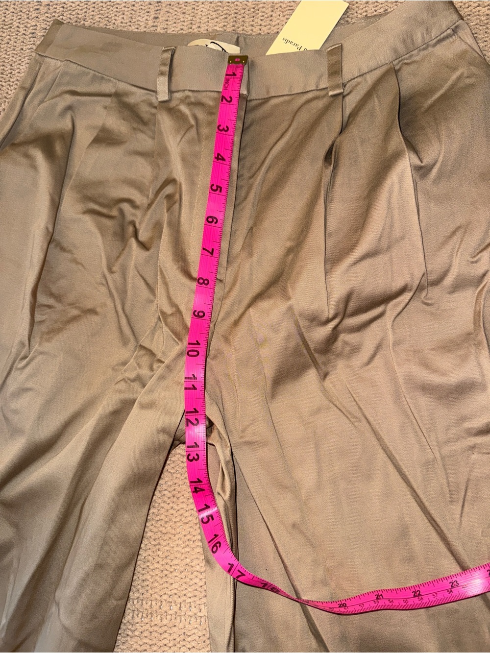 83. Anthropologie Du Paradis Pleated Wide-Leg Cargo Pants - Picture 6 of 16
